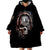 Skull Wearable Blanket Hoodie Skull Grim Time Reaper - Wonder Print Shop