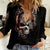 Skull Women Casual Shirt Skull Grim Time Reaper - Wonder Print Shop