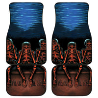 Skull Car Mats Three Skeleton No See No Speak No Hear - Wonder Print Shop