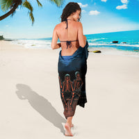 Skull Sarong Three Skeleton No See No Speak No Hear - Wonder Print Shop