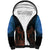 Skull Sherpa Hoodie Three Skeleton No See No Speak No Hear - Wonder Print Shop