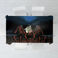 Skull Tablecloth Three Skeleton No See No Speak No Hear - Wonder Print Shop