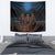 Skull Tapestry Three Skeleton No See No Speak No Hear - Wonder Print Shop