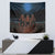 Skull Tapestry Three Skeleton No See No Speak No Hear - Wonder Print Shop