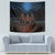 Skull Tapestry Three Skeleton No See No Speak No Hear - Wonder Print Shop