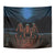 Skull Tapestry Three Skeleton No See No Speak No Hear - Wonder Print Shop