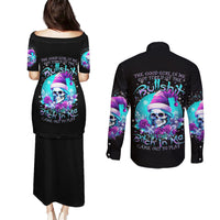 Skull Witch Santa Couples Matching Puletasi Dress and Long Sleeve Button Shirt The Good Girl In Me Got Tired So Bitch In Me Came Out - Wonder Print Shop