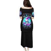 Skull Witch Santa Family Matching Puletasi Dress and Hawaiian Shirt The Good Girl In Me Got Tired So Bitch In Me Came Out - Wonder Print Shop