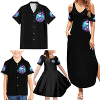 Skull Witch Santa Family Matching Summer Maxi Dress and Hawaiian Shirt The Good Girl In Me Got Tired So Bitch In Me Came Out - Wonder Print Shop