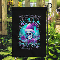 Skull Witch Santa Garden Flag The Good Girl In Me Got Tired So Bitch In Me Came Out - Wonder Print Shop