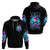 Skull Witch Santa Hoodie The Good Girl In Me Got Tired So Bitch In Me Came Out - Wonder Print Shop
