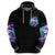 Skull Witch Santa Hoodie The Good Girl In Me Got Tired So Bitch In Me Came Out - Wonder Print Shop