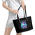 Skull Witch Santa Leather Tote Bag The Good Girl In Me Got Tired So Bitch In Me Came Out - Wonder Print Shop