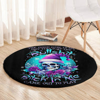 skull-witch-santa-round-carpet-the-good-girl-in-me-got-tired-so-bitch-in-me-came-out