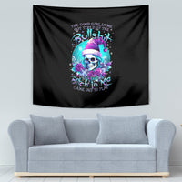 Skull Witch Santa Tapestry The Good Girl In Me Got Tired So Bitch In Me Came Out - Wonder Print Shop