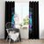 Skull Witch Santa Window Curtain The Good Girl In Me Got Tired So Bitch In Me Came Out - Wonder Print Shop