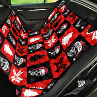 Scary Skeleton Back Car Seat Cover Skeleton Inside Ugly Christmas - Wonder Print Shop