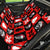 Scary Skeleton Back Car Seat Cover Skeleton Inside Ugly Christmas - Wonder Print Shop