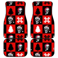 Scary Skeleton Car Mats Skeleton Inside Ugly Christmas - Wonder Print Shop