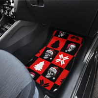Scary Skeleton Car Mats Skeleton Inside Ugly Christmas - Wonder Print Shop