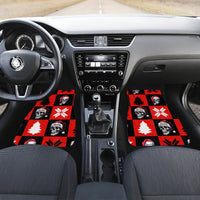 Scary Skeleton Car Mats Skeleton Inside Ugly Christmas - Wonder Print Shop