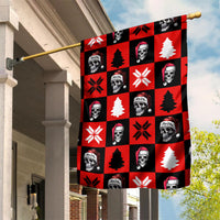 Scary Skeleton Garden Flag Skeleton Inside Ugly Christmas - Wonder Print Shop