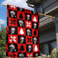 Scary Skeleton Garden Flag Skeleton Inside Ugly Christmas - Wonder Print Shop
