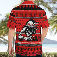 Scary Skeleton Hawaiian Shirt Skeleton Inside Ugly Christmas - Wonder Print Shop