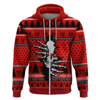 Scary Skeleton Hoodie Skeleton Inside Ugly Christmas - Wonder Print Shop
