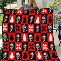 Scary Skeleton Quilt Skeleton Inside Ugly Christmas - Wonder Print Shop