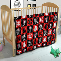 Scary Skeleton Quilt Skeleton Inside Ugly Christmas - Wonder Print Shop