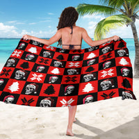 Scary Skeleton Sarong Skeleton Inside Ugly Christmas - Wonder Print Shop