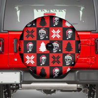 Scary Skeleton Spare Tire Cover Skeleton Inside Ugly Christmas - Wonder Print Shop