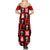 Scary Skeleton Summer Maxi Dress Skeleton Inside Ugly Christmas - Wonder Print Shop
