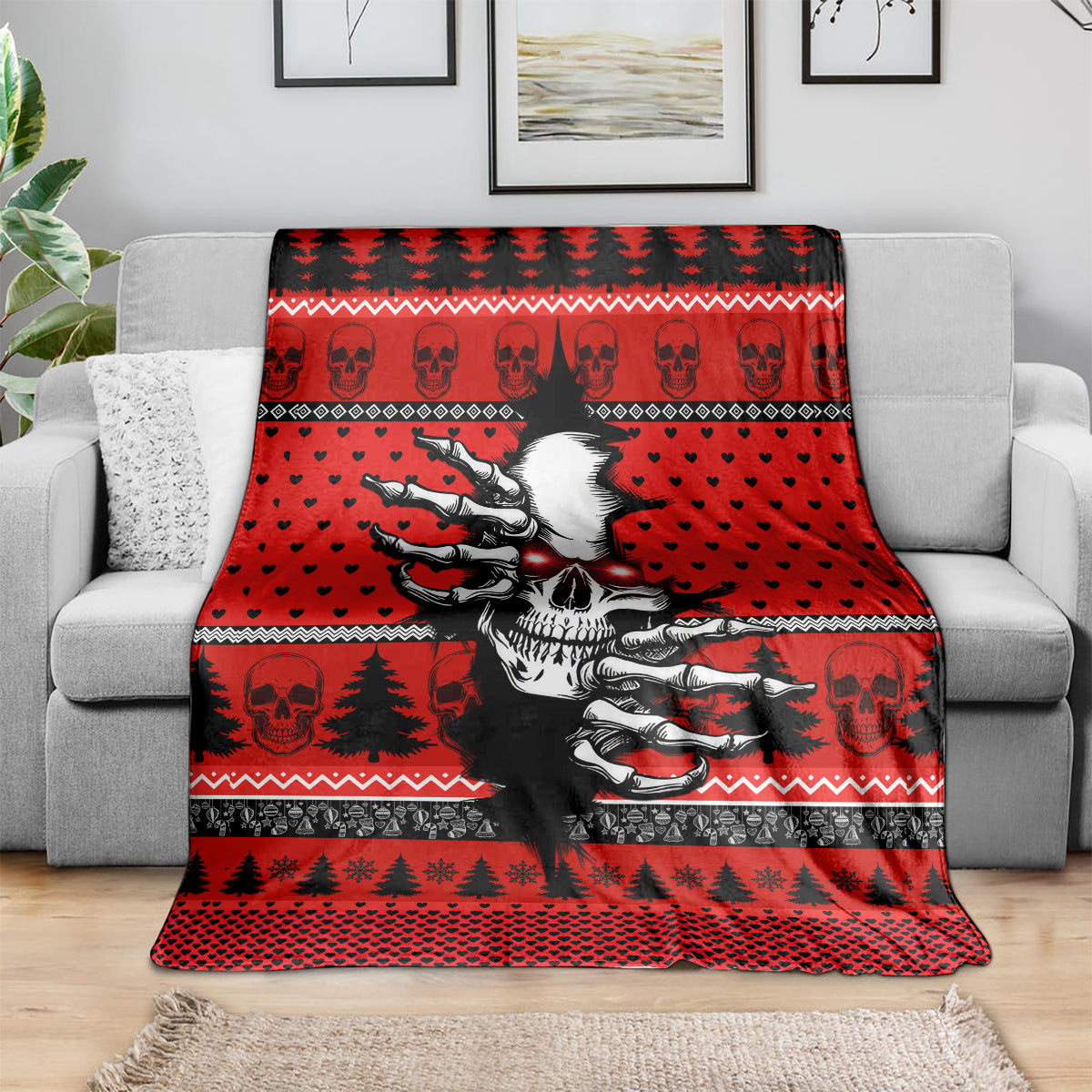 skull-santa-blanket-pattern-skull-santa-ugly-christmas