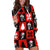 Skull Santa Hoodie Dress Pattern Skull Santa Ugly Christmas - Wonder Print Shop
