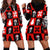 Skull Santa Hoodie Dress Pattern Skull Santa Ugly Christmas - Wonder Print Shop