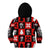 Skull Santa Kid Hoodie Pattern Skull Santa Ugly Christmas - Wonder Print Shop