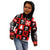 Skull Santa Kid Hoodie Pattern Skull Santa Ugly Christmas - Wonder Print Shop