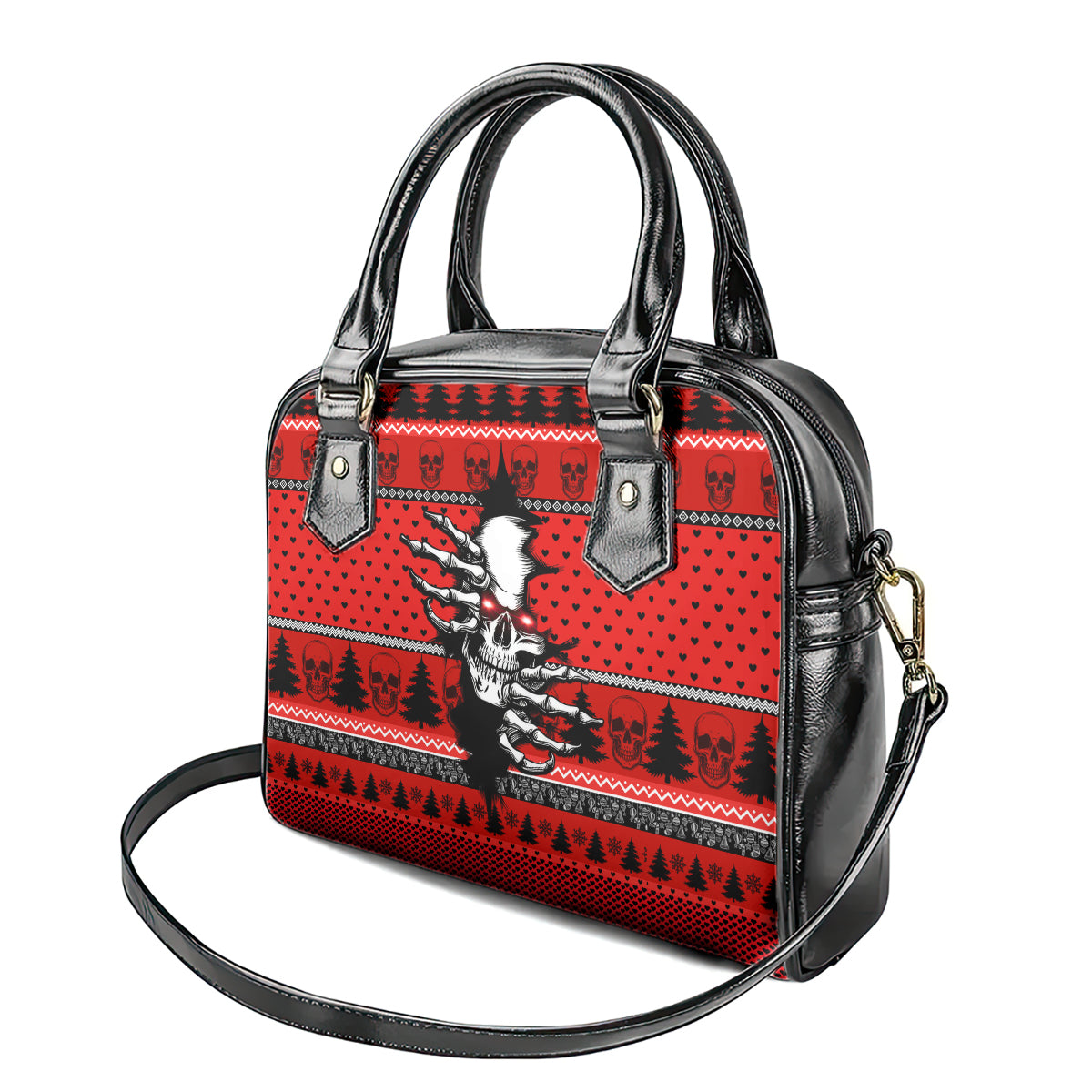 skull-santa-shoulder-handbag-pattern-skull-santa-ugly-christmas
