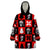 Skull Santa Wearable Blanket Hoodie Pattern Skull Santa Ugly Christmas - Wonder Print Shop