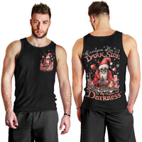 Skull Santa Claus Men Tank Top Every One Has A Dark Side Difference Is The Degree Of Darkness - Wonder Print Shop