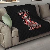 Skull Santa Claus Quilt Every One Has A Dark Side Difference Is The Degree Of Darkness - Wonder Print Shop