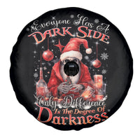 Skull Santa Claus Spare Tire Cover Every One Has A Dark Side Difference Is The Degree Of Darkness - Wonder Print Shop