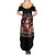 Skull Santa Claus Summer Maxi Dress Every One Has A Dark Side Difference Is The Degree Of Darkness - Wonder Print Shop