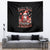 Skull Santa Claus Tapestry Every One Has A Dark Side Difference Is The Degree Of Darkness - Wonder Print Shop