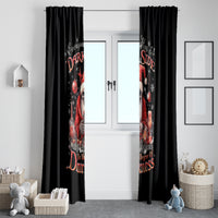 Skull Santa Claus Window Curtain Every One Has A Dark Side Difference Is The Degree Of Darkness - Wonder Print Shop