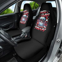 Skull Santa Claus Car Seat Cover Santa Claus Is Coming To Town - Wonder Print Shop