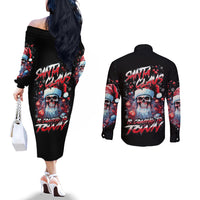 skull-santa-claus-couples-matching-off-the-shoulder-long-sleeve-dress-and-long-sleeve-button-shirt-santa-claus-is-coming-to-town