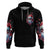 Skull Santa Claus Hoodie Santa Claus Is Coming To Town - Wonder Print Shop